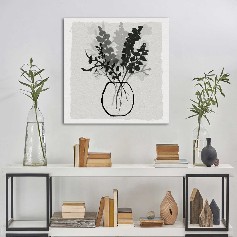"Garden Arrangement I" par Susan Jill, reproduction sur toile, H 36 po x l 36 po x P 1,5 po