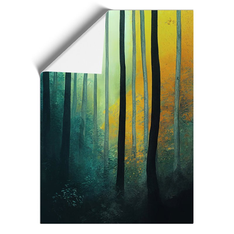 A Colourful Forest No.5 - Wall Art, Paper, 42cm H x 29.7cm W, No Matte