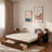 Multifunctional Daybed With Storage Drawer, Open Compartments And Hydraulic Side Table-425521172-425521173