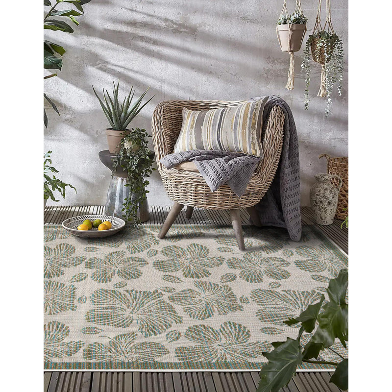 Tapis intérieur / extérieur Mehpare, Rectangle 7 pi 10 po x 10 pi