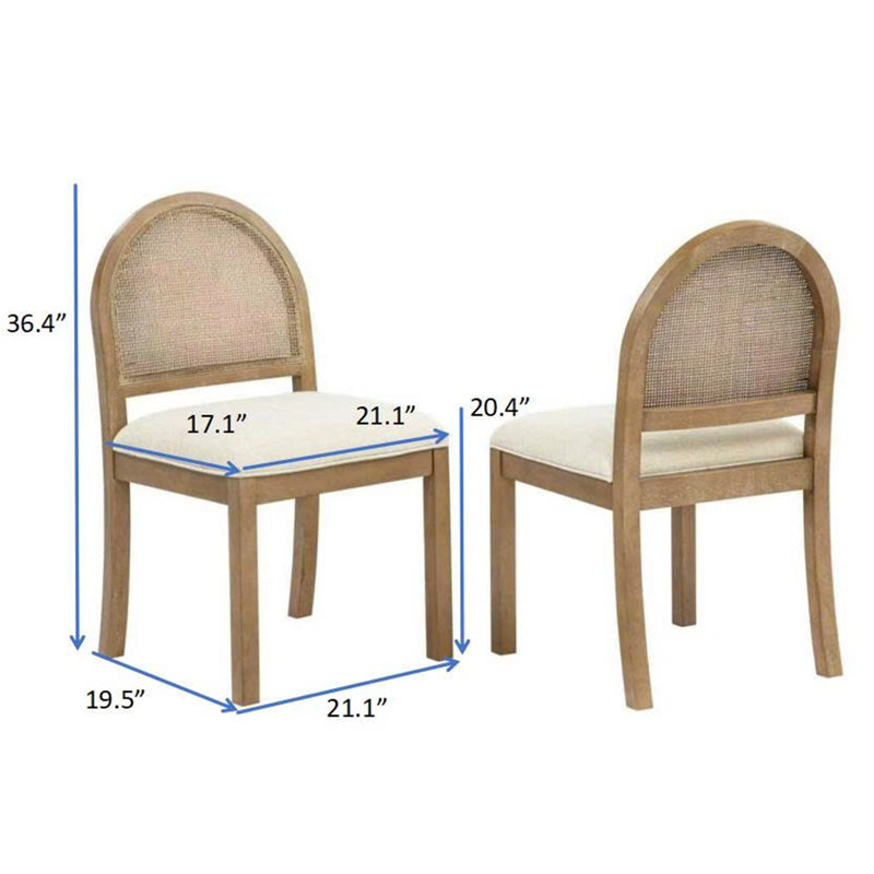 Ensemble de chaises d'appoint Canberra , Brun