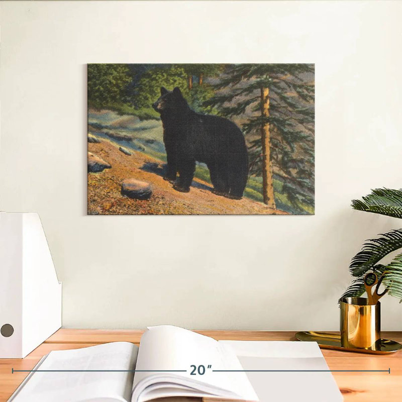 Brampt Black Bear, 8" H x 12" W