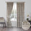 Hadiya Fully Lined Pencil Pleat Curtain Pair-2098812423-2098812422