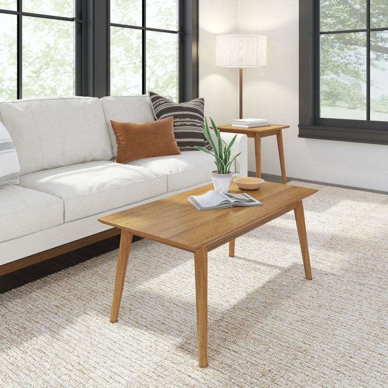  Table basse Leaford, Pécan, H 17,75 po x L 40,25 po x l 20 po