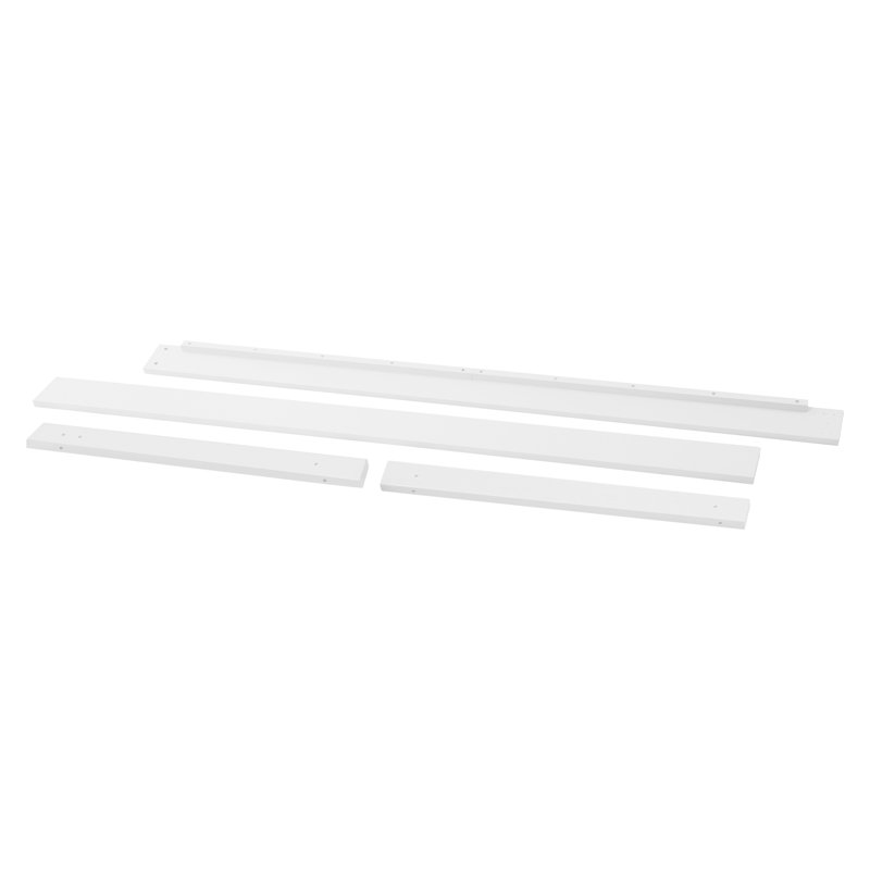 Rails de lit complet piedmont, Blanc