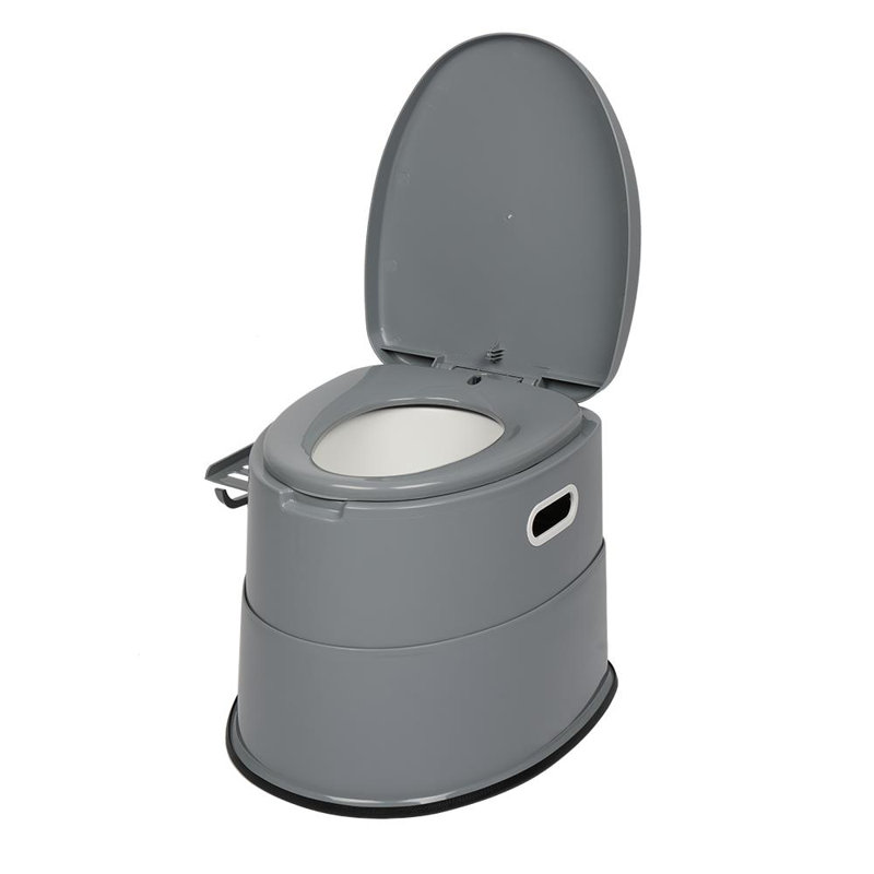 Toilette ronde 1,3 GPF (siège inclus), Gris