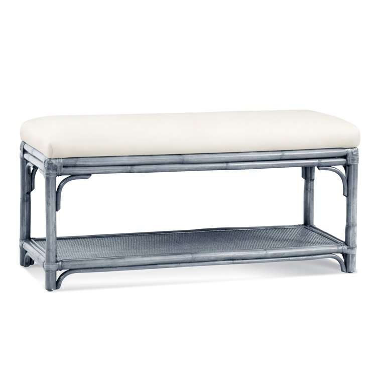 Banc de rangement en osier Summer Retreat