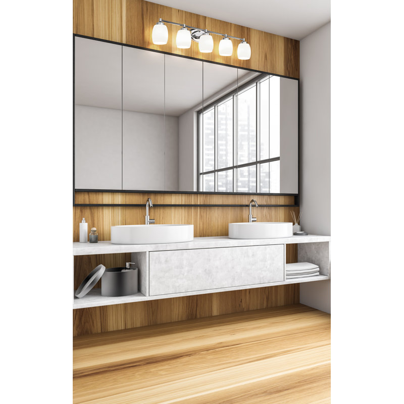 Fenella 5 Light Vanity, Chrome