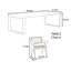 Ensemble de grande table multifonctionnelle en bois massif-110063729