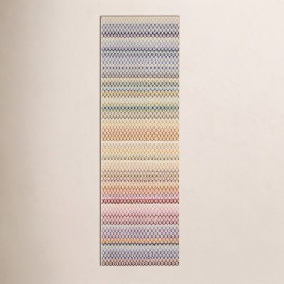Poppy Multi Hand-Woven Geometric Wool Rug