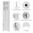 White Tall Bathroom Cabinet