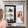 Carowyn 80 Inch Lighted Medicine Cabinet with Mirror Adjustable Shelves Surface Mount Frameless and LED Lighting