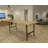 Braddock Solid Wood Top Metal Base Dining Table-174488767-174488754