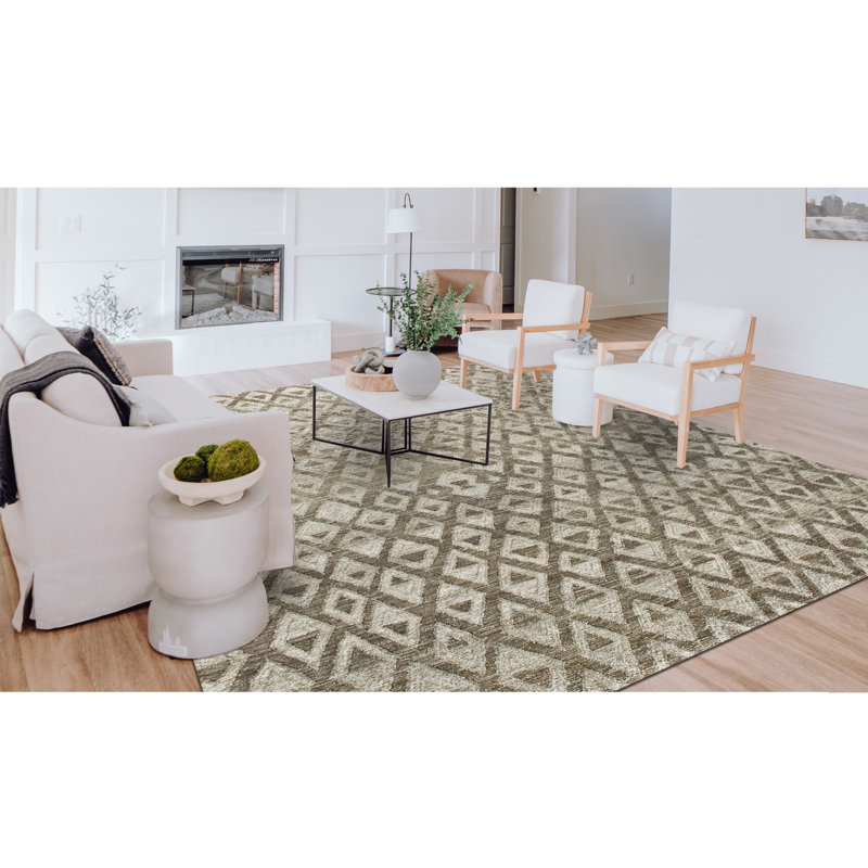 Geometric Area Rug, Rectangle 8' x 10'