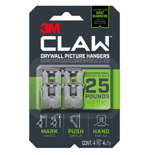 3M 3PH25M-4ES Claw Drywall Picture Hanger