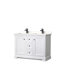Meuble-lavabo double autoportant 48 po avec plateau Avery-98214022-98214018-98214017