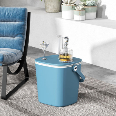Baljinder Rectangular 35cm L Outdoor Side Table