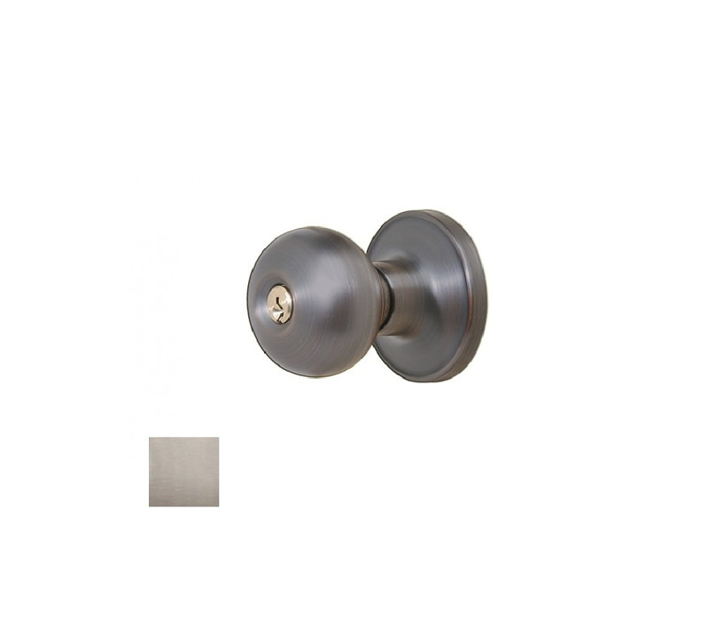Bouton tubulaire Cal Royal BER30-15 RES PLYMOUTH, PA, nickel satiné