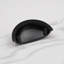 Matt Black Half Moon Cup Handle & Coordinating Knob-123222728