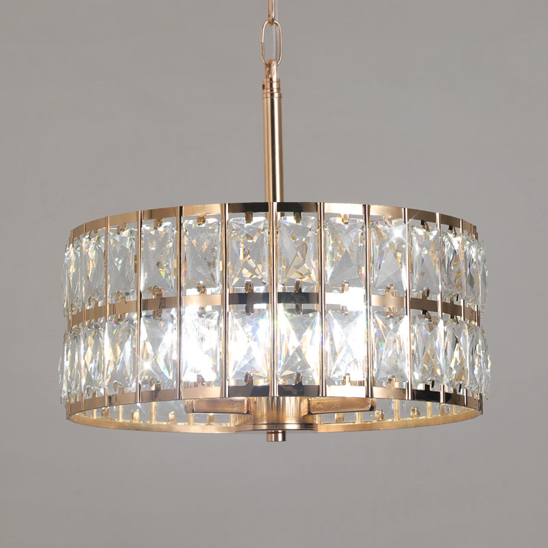 3 - Light Drum Chandelier