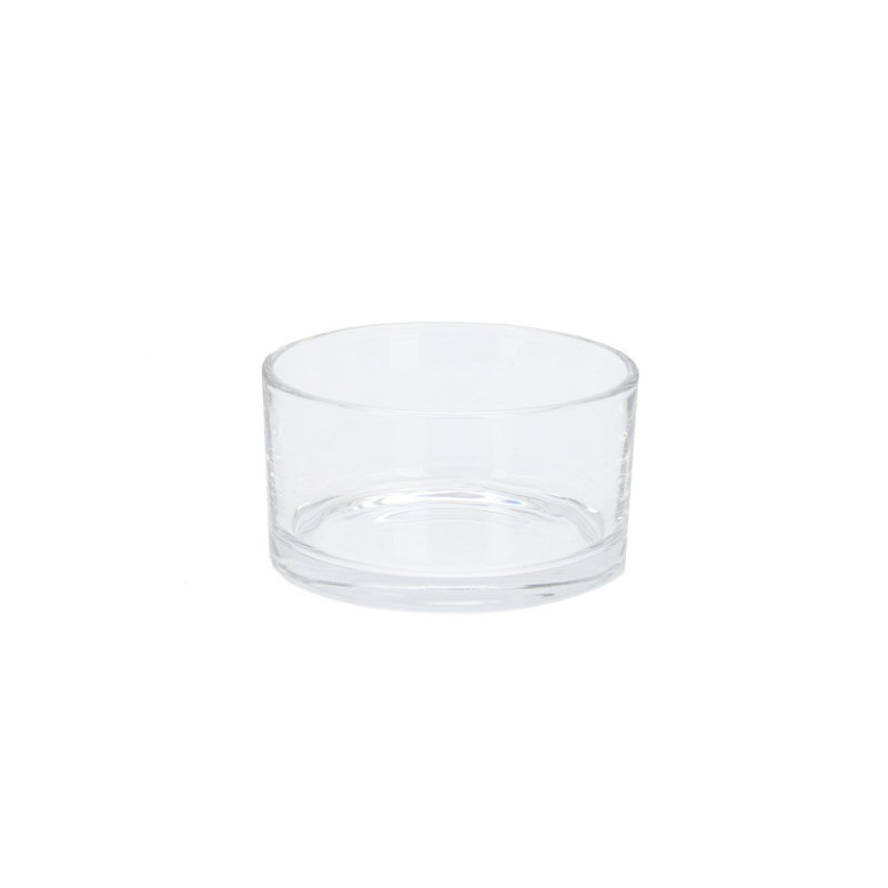 Silver and Glass Parmesan Cheese Cellar with Flip Top Lid