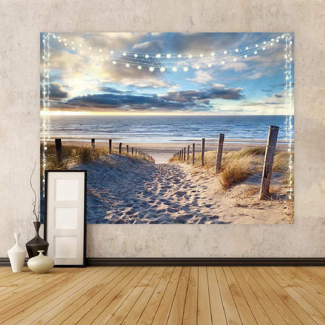 Beach discount scene tapestry