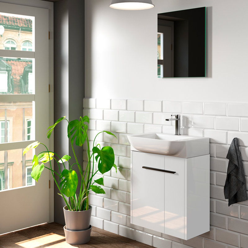 Bathroom Vanity Cabinet VECO Collection by DAX, White