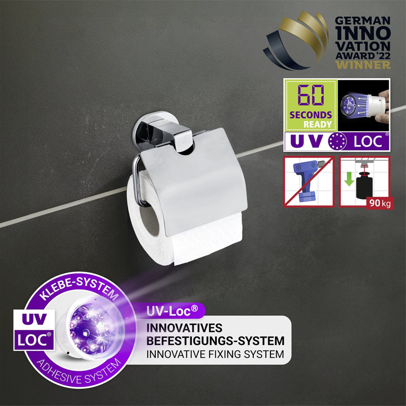 Harel Wall Mounted Toilet Paper Holder