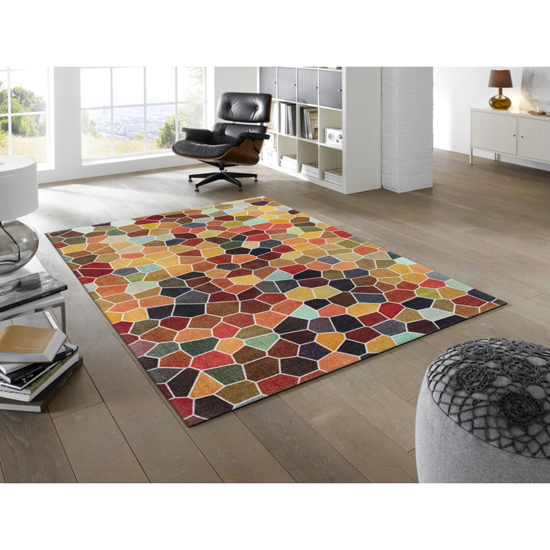 Splendour Non-Slip Geometric Indoor Doormat, Rectangular 170 x 240cm