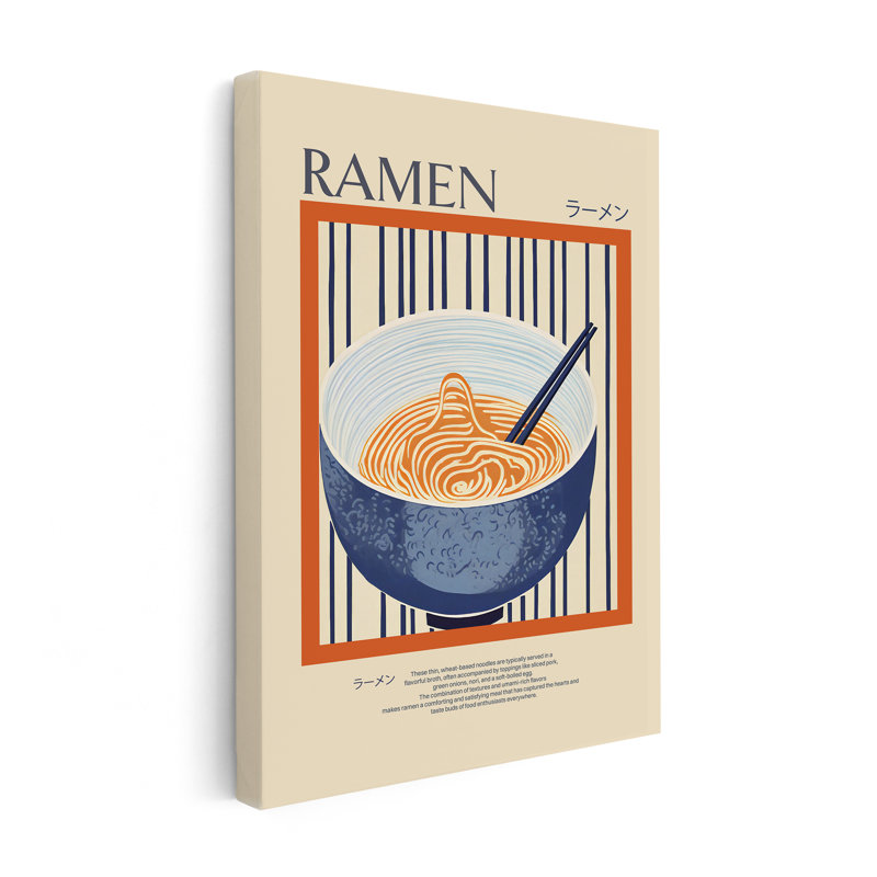 Ramen, Unframed, Canvas, 24"H x 32"W