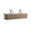 Meuble-lavabo double lavabo haut de gamme au design cannelé incurvé-1096306090