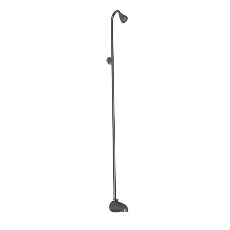 Bathroom Freestanding Tub Filler with Diverter, Polished Chrome