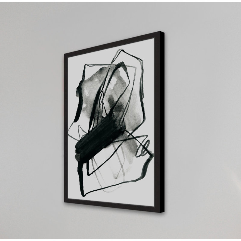 «Masterpiece», reproduction de peinture à l'aquarelle encadrée sur papier, H 30 po x l 20 po