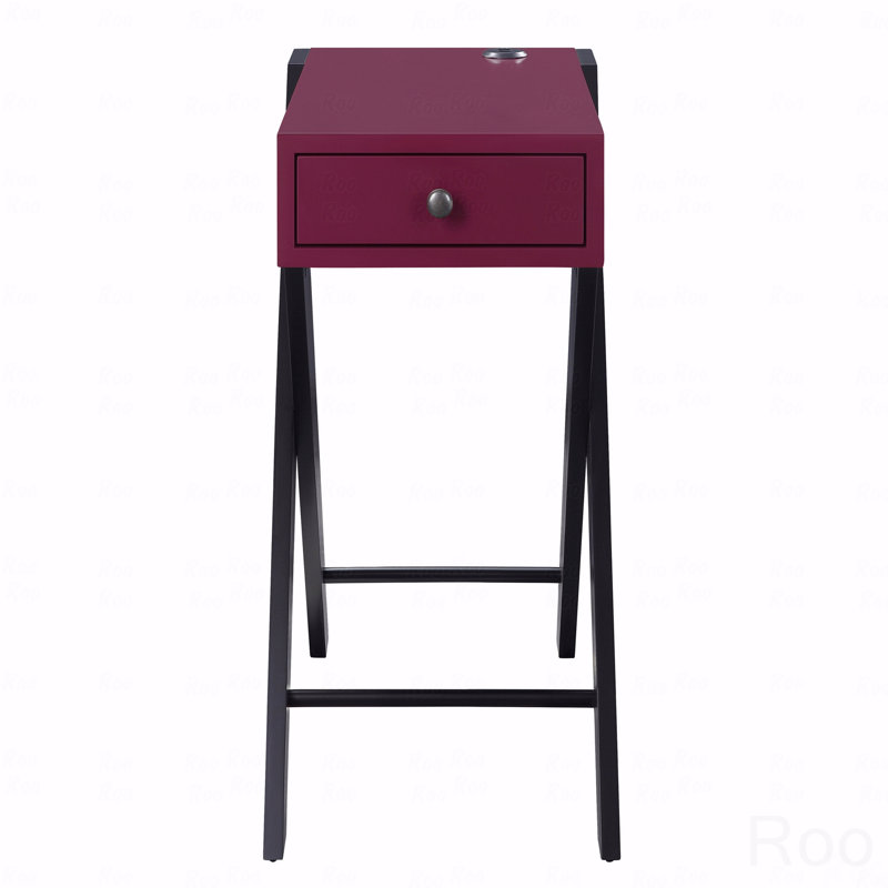 Table d'appoint avec ports USB, Bourgogne