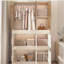 Organisateur de garde-robe portable pour vêtements, 9 portes magnétiques, 9 cubes et 1 tringle, armoire de rangement pour garde-robe