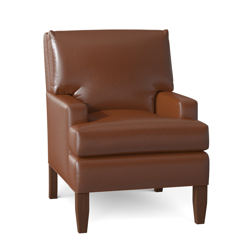 Huntington 31" Wide Down Cushion Armchair, Blair Saddle, Brown, 39" H x 29" W x 36" D