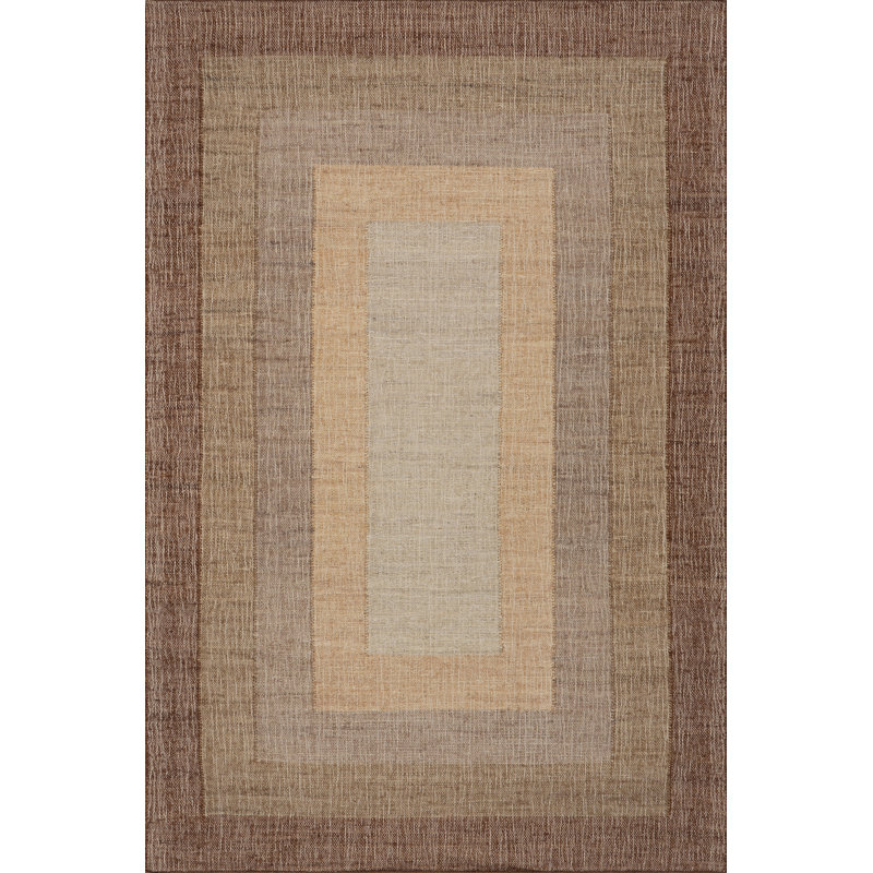 Tavira Modern Bordered Indoor Rug, Rectangle 9'6" x 13'6"