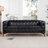 Natsue 84.06'' Faux Leather Sofa-573421849