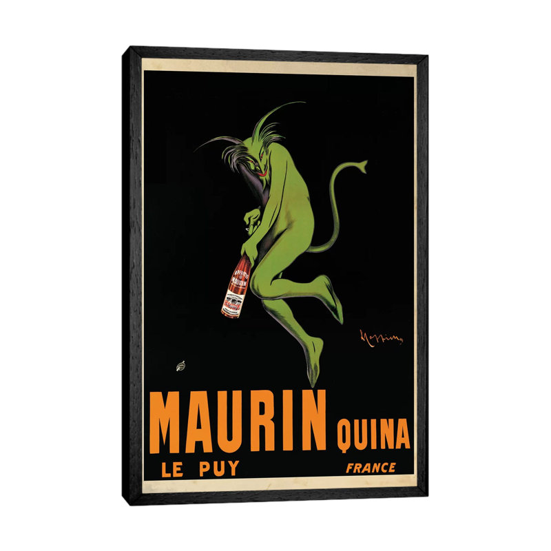 Maurin Quina, 1920 Ca - Print on Canvas, 66.04 cm H x 45.72 cm W, Black Framed
