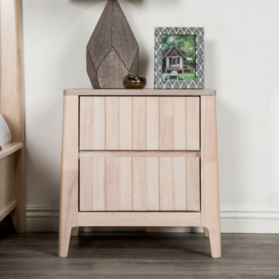 Manzaneira 2-Drawer Nightstand by Union Rustic