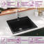 Belfry Kitchen Lenora 510mm W Single Bowl Stone Kitchen Sink-41239194