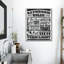 «Golden Bathroom Rules» sur toile-1065550831