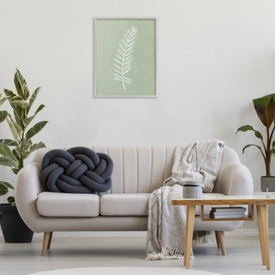 «Simple Fern Impression», estampe numérique encadrée par Patricia Pinto
