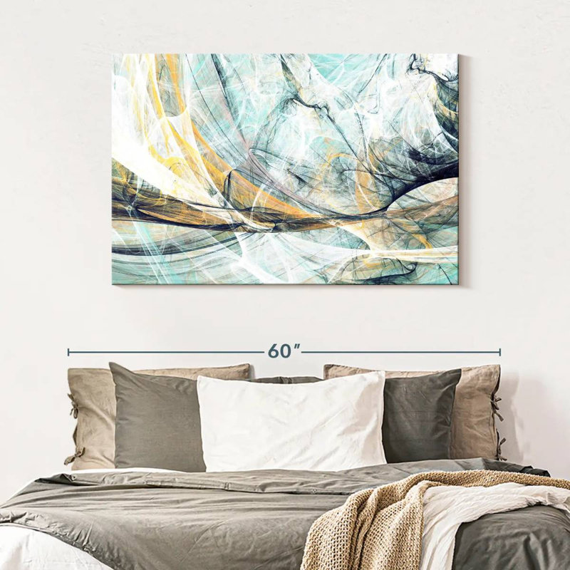 Avery Wispy Dynamic Abstract, 32" H x 48" W