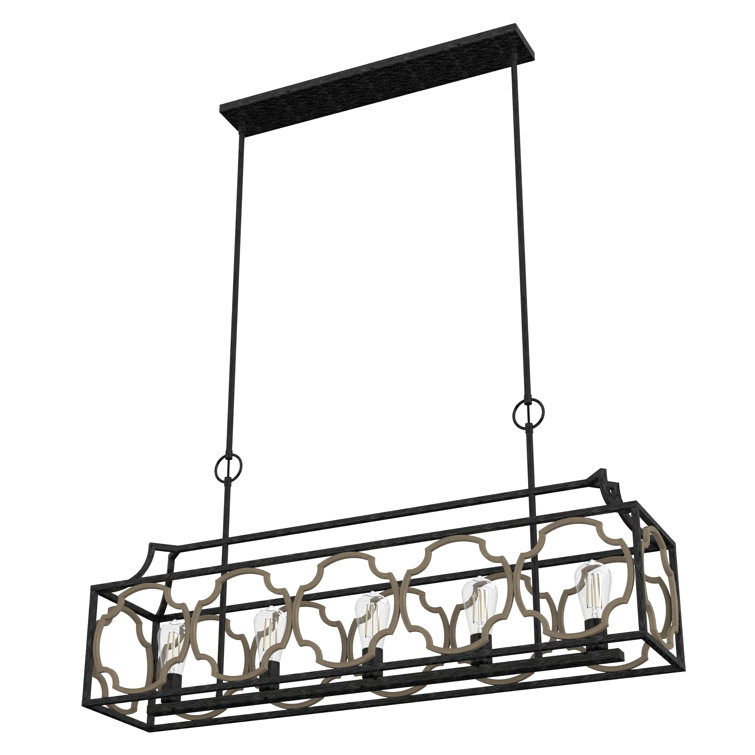Stone Creek 5 Light Linear Chandelier