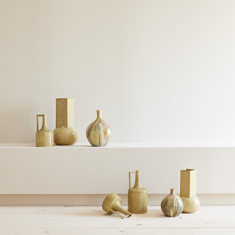 Earthenware Decorative Bottles, Overall Height- 8.25"