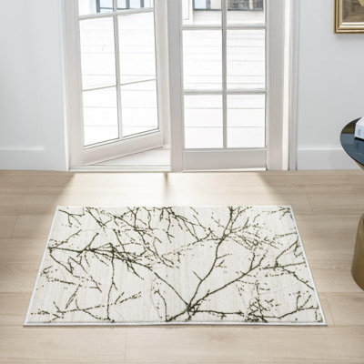 Tapis moderne moderne à motif abstrait
