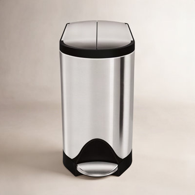 simplehuman 2.6gal Butterfly Step-On Can