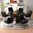 Baudel Tufted Velvet Side Chair with Metal Legs (Set of 6)-2118699826