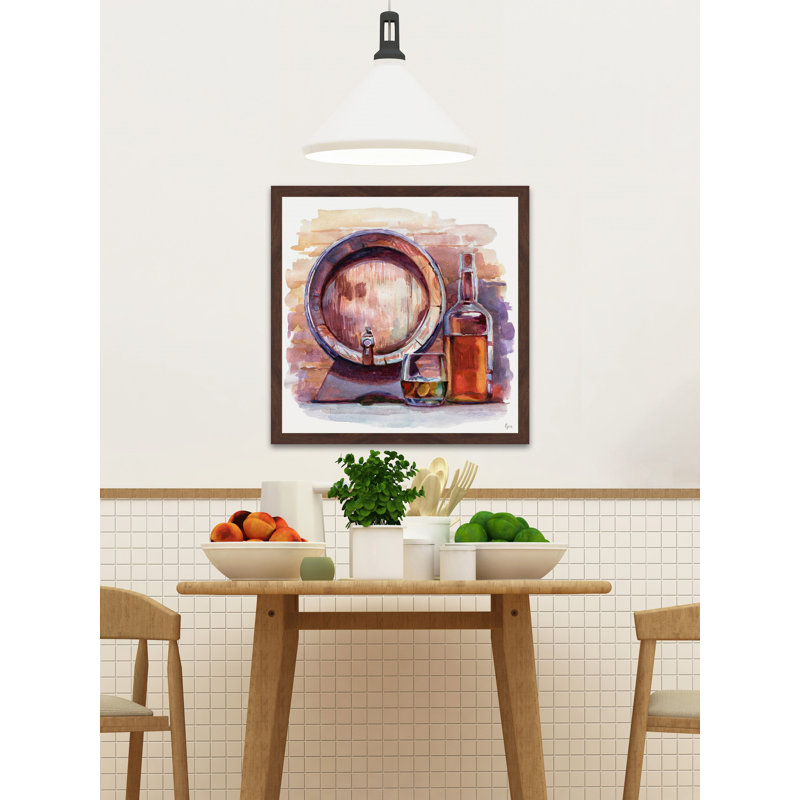 " Vieux Plaisir " by Eyre Tarney, 12" H x 12" W x 1.5" D